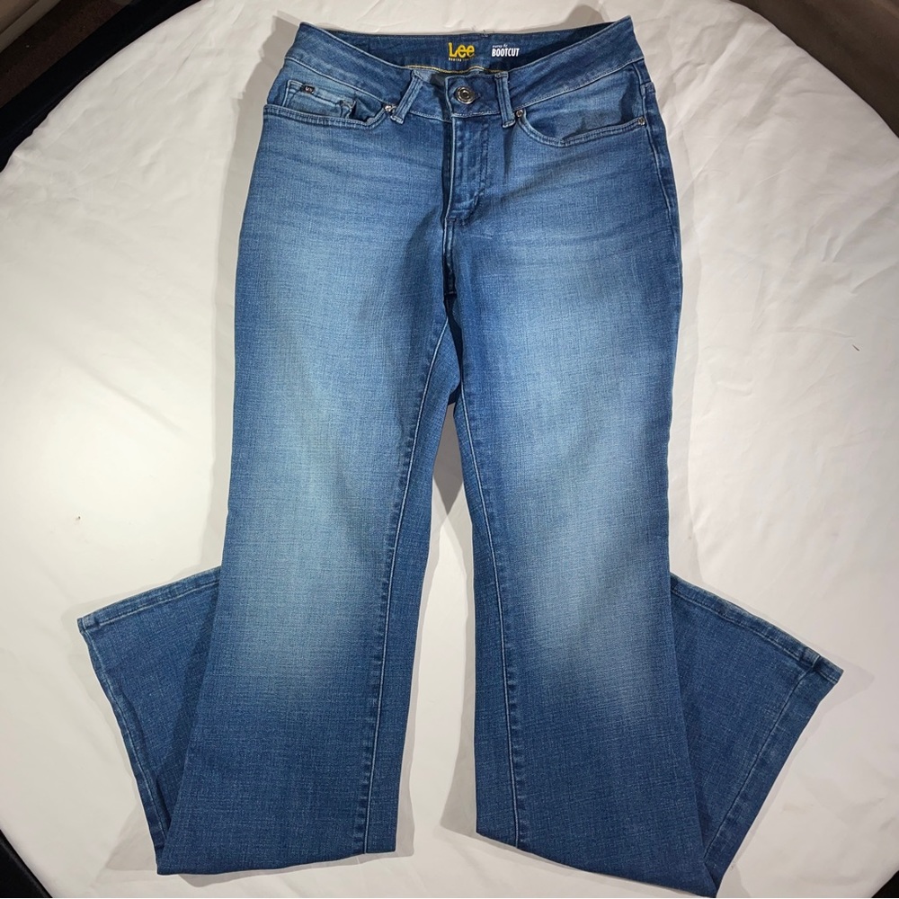 Lee ladies jeans (No size tag) waist measures 28 - Picture 2 of 5